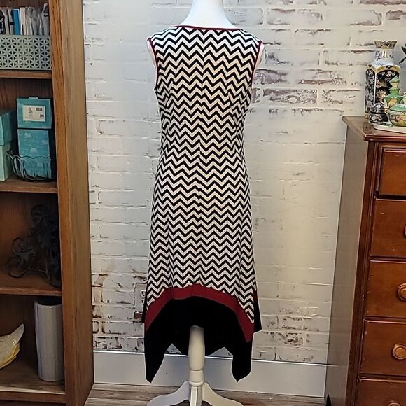 Cute A.U.W. High Low Sleeveless Dress - Picture 3 of 5